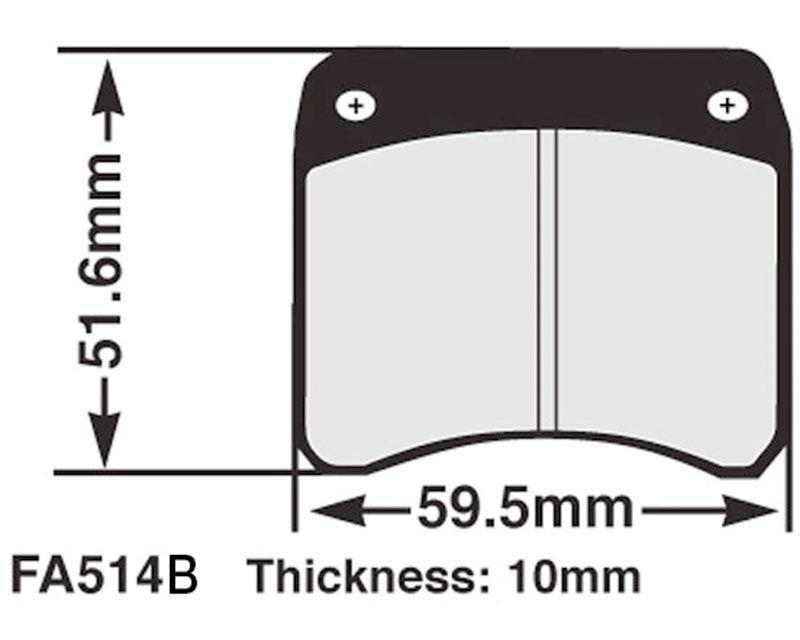 KP Red Brake Pads to suit Kelgate K / GTK & MX Brake Systems