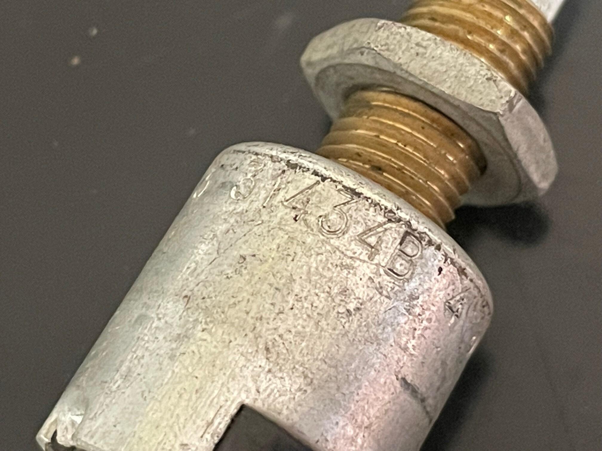 ORIGINAL LUCAS 31434 VINTAGE SINGLE PUSH PULL WIPER SWITCH DATED 4/64 NOS