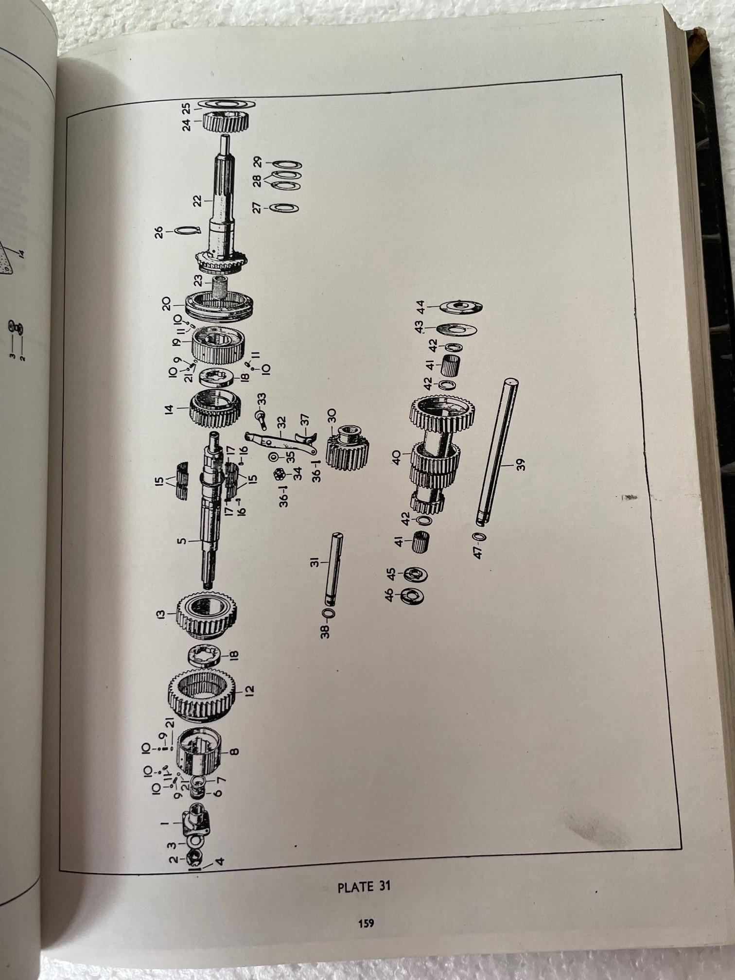 ORIGINAL JAGUAR XK150 MECHANICAL PARTS CATALOGUE 438 PAGES