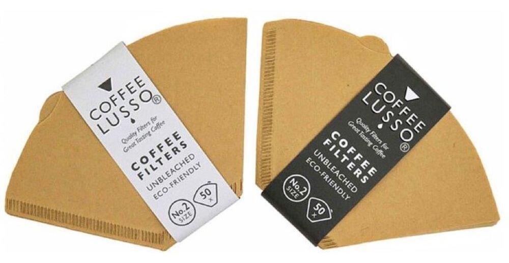 Size 2/No.2/1x2 Coffee Filter Papers - 100 Eco Friendly, Cone Shaped