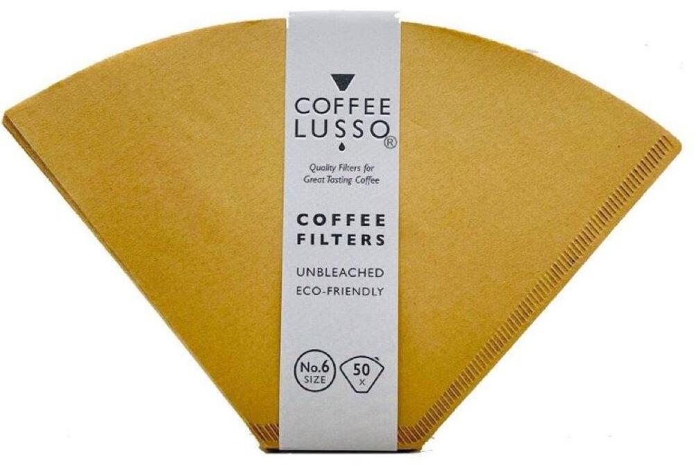 Size 6/No.6/1x6 Coffee Filter Papers - 50 Eco Friendly, Cone Shape