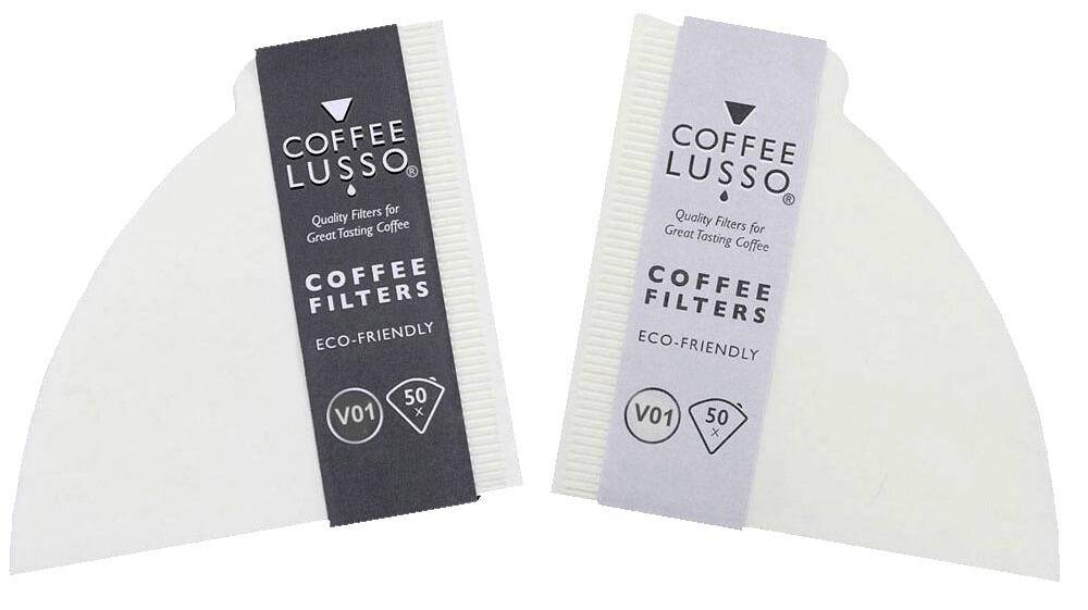 V01 - White Compatible Coffee Filters 100