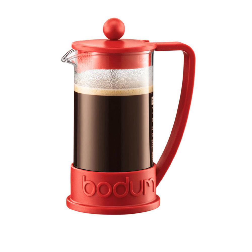Bodum Brazil Red 3 Cup French Press Coffee Maker