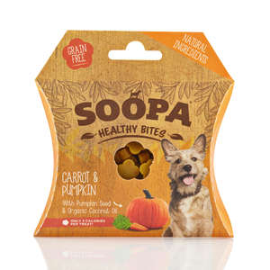 Soopa Healthy bites, carrot and pumpkin