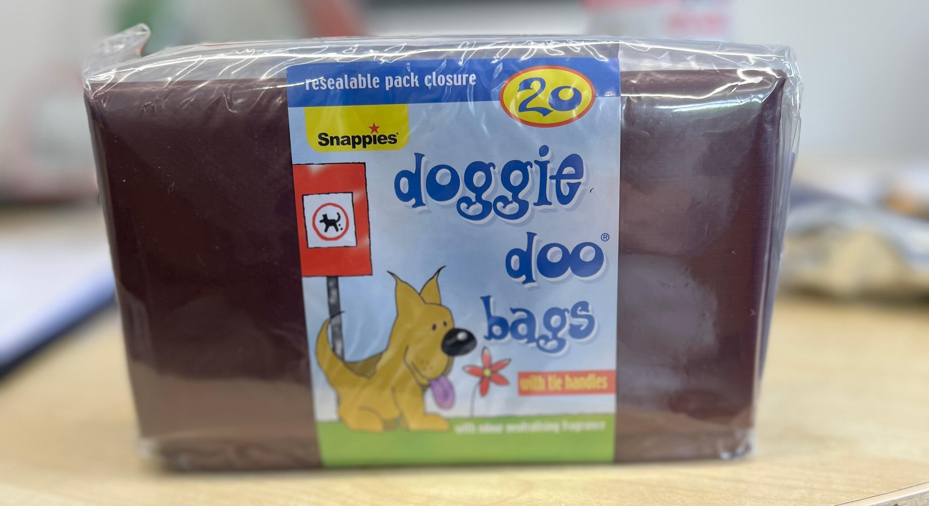 Snappies Doggie Doo Bags (20x20) Total 400 bags & Free UK Shipping