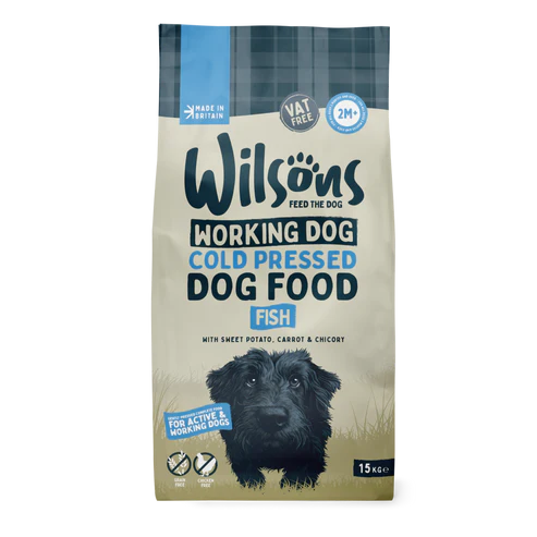 Wilsons Cold Pressed Working Dog Food - Fish 15kg