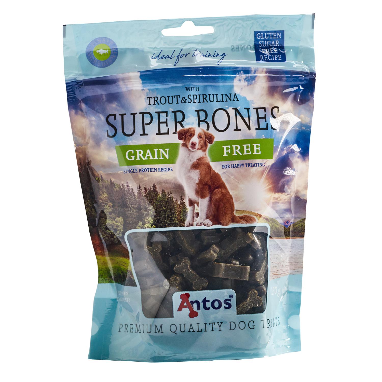 Antos Trout and spirulina Super bones Dog Training Treats