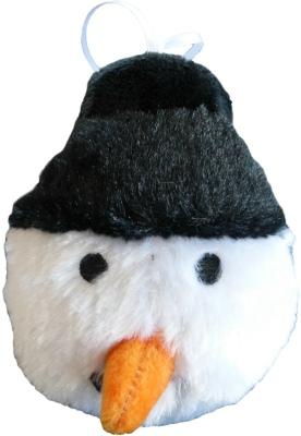 Snowman Squeaky Bauble Dog Toy