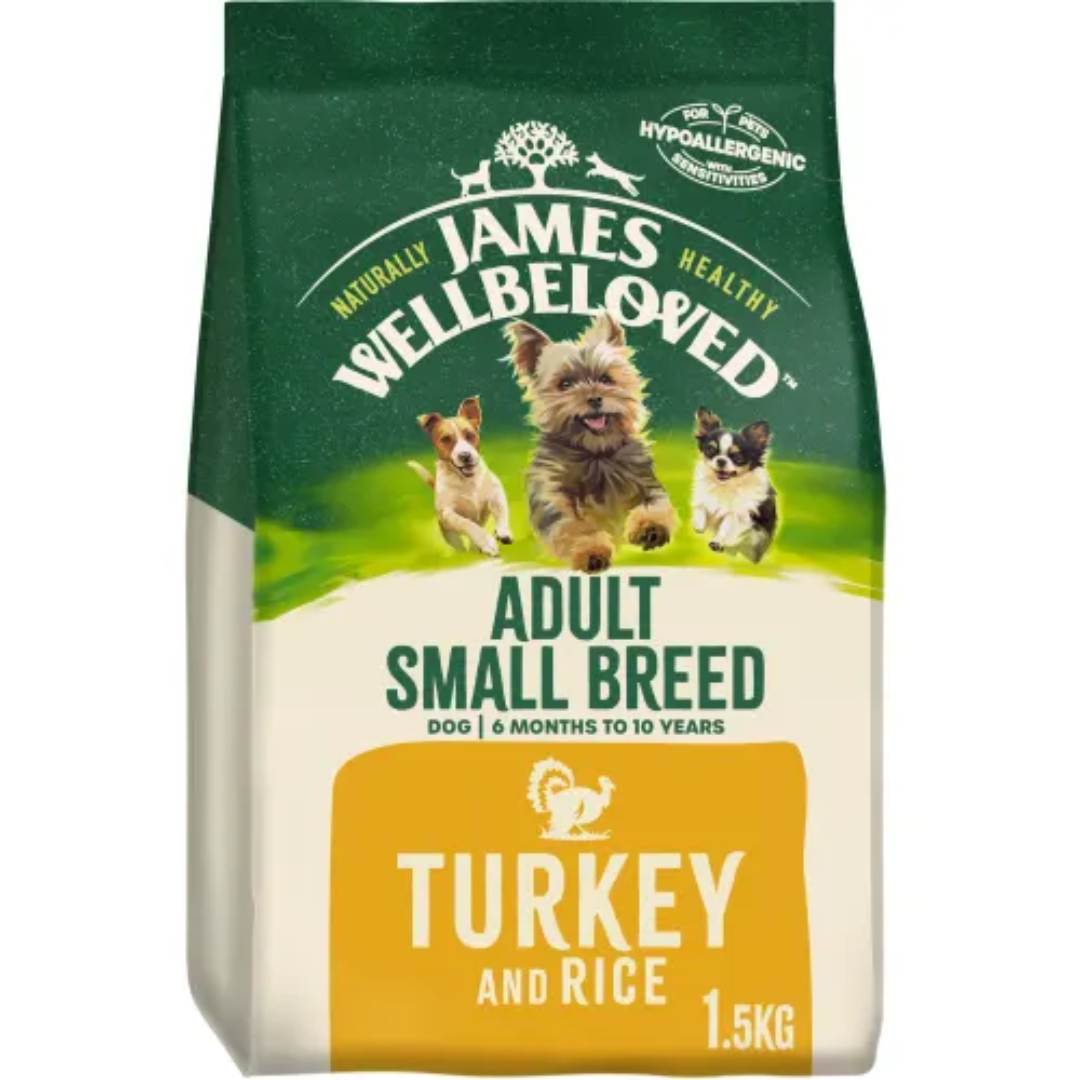 James Wellbeloved Adult Small Breed Turkey and Rice