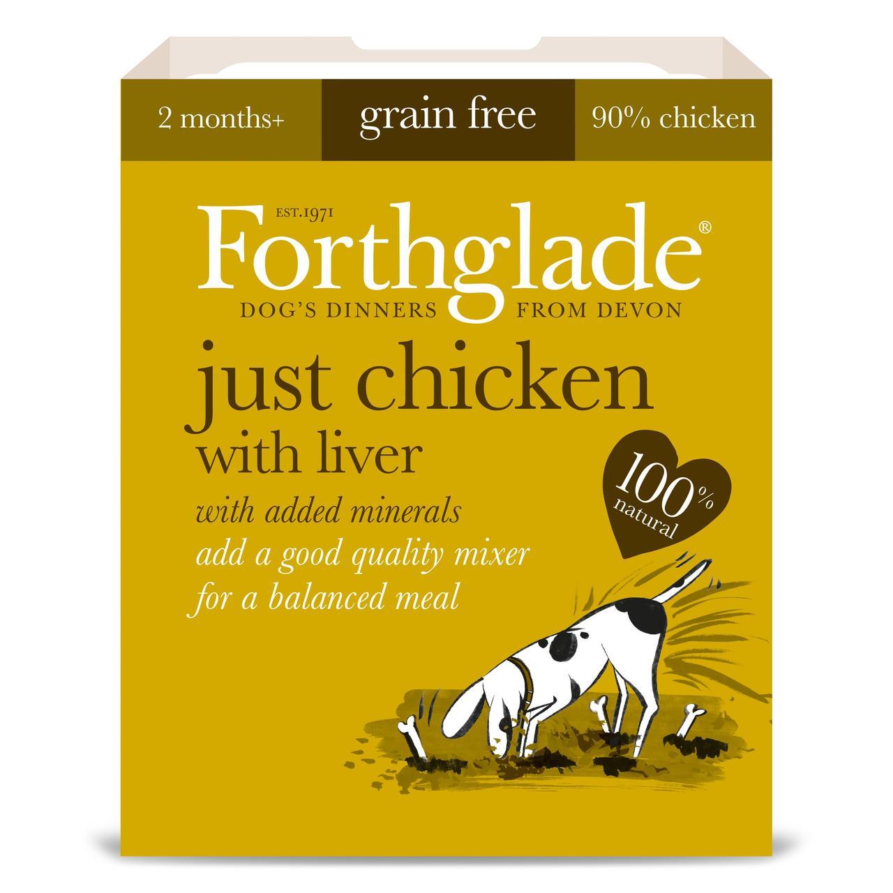 Forthglade Just Chicken with Liver Grain Free 395g