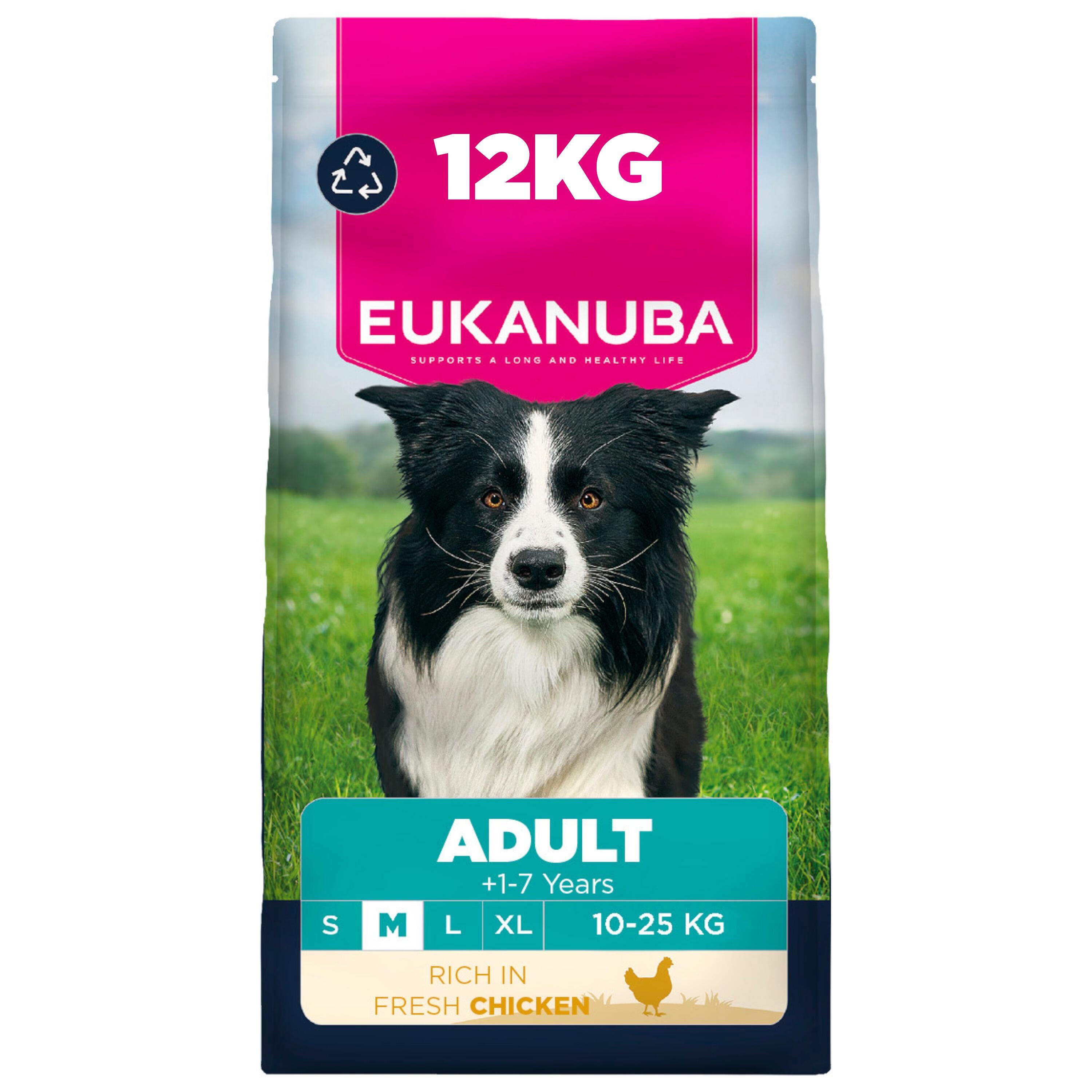 Eukanuba Adult Medium Breed Chicken 12kg