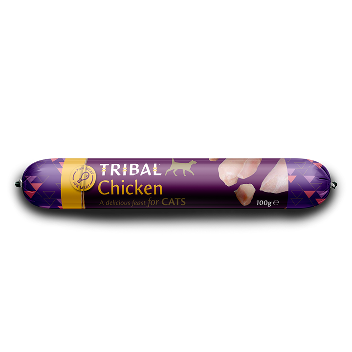 Tribal Fresh Chicken  Sausage For Cats 100g