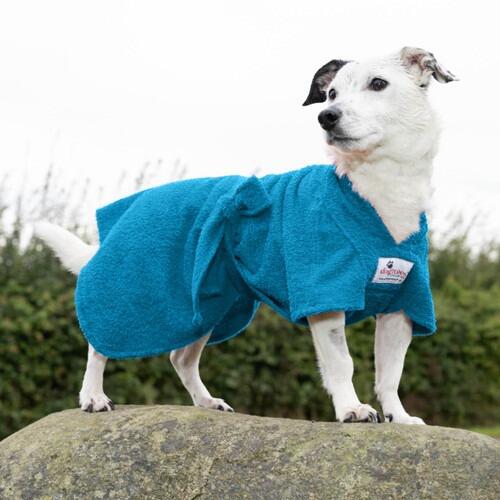 Teal Dogrobe MAX -  Drying Coat for Dogs