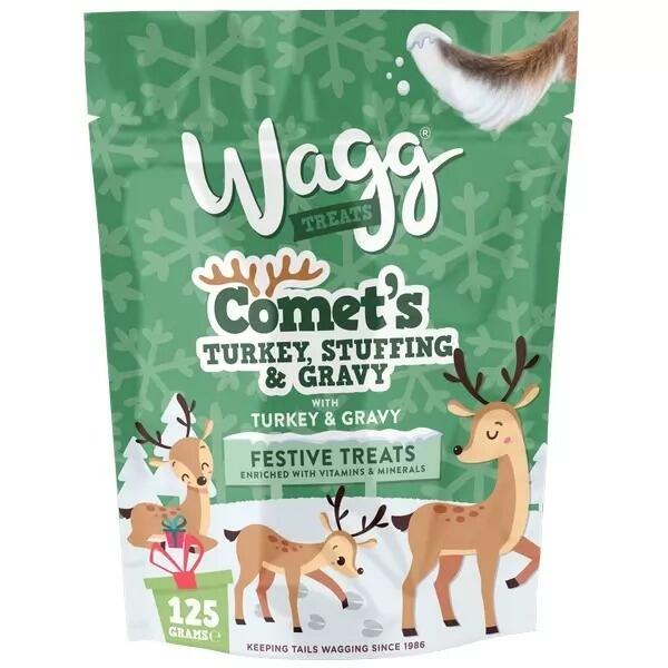 Wagg Comet's Turkey Stuffing & Gravy Treats - 125g