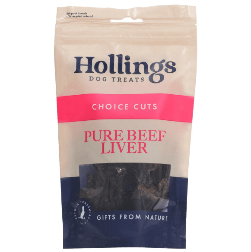 Hollings Pure Beef Liver - 100g Pack
