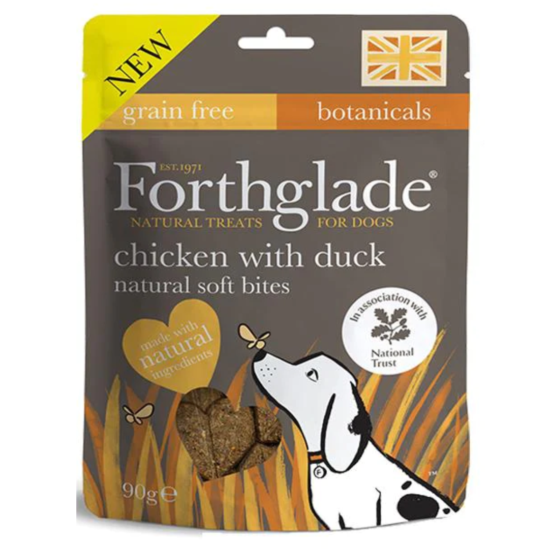 Forthglade Soft Bites Treats with Chicken and Duck 90g