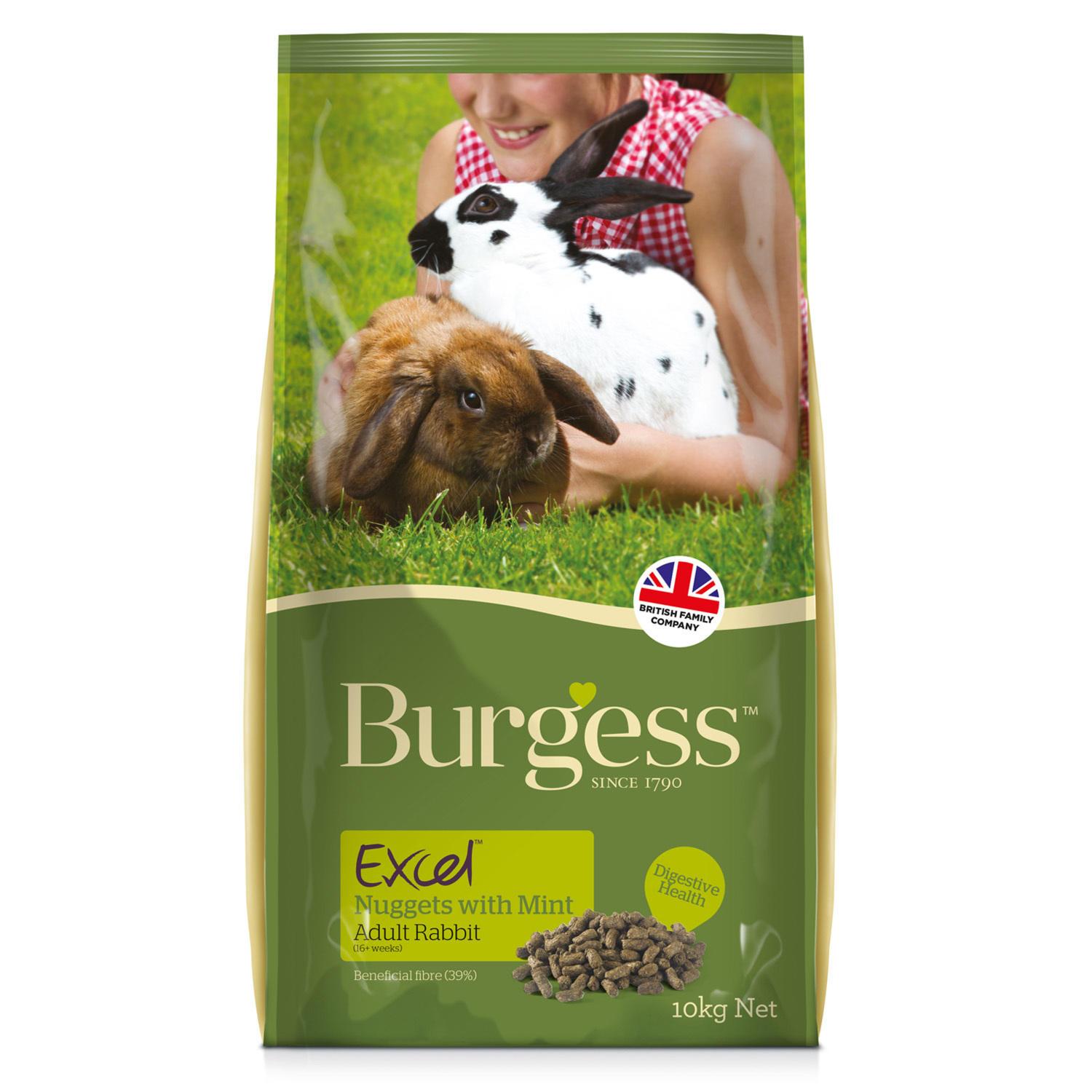Burgess excel adult rabbit nuggets