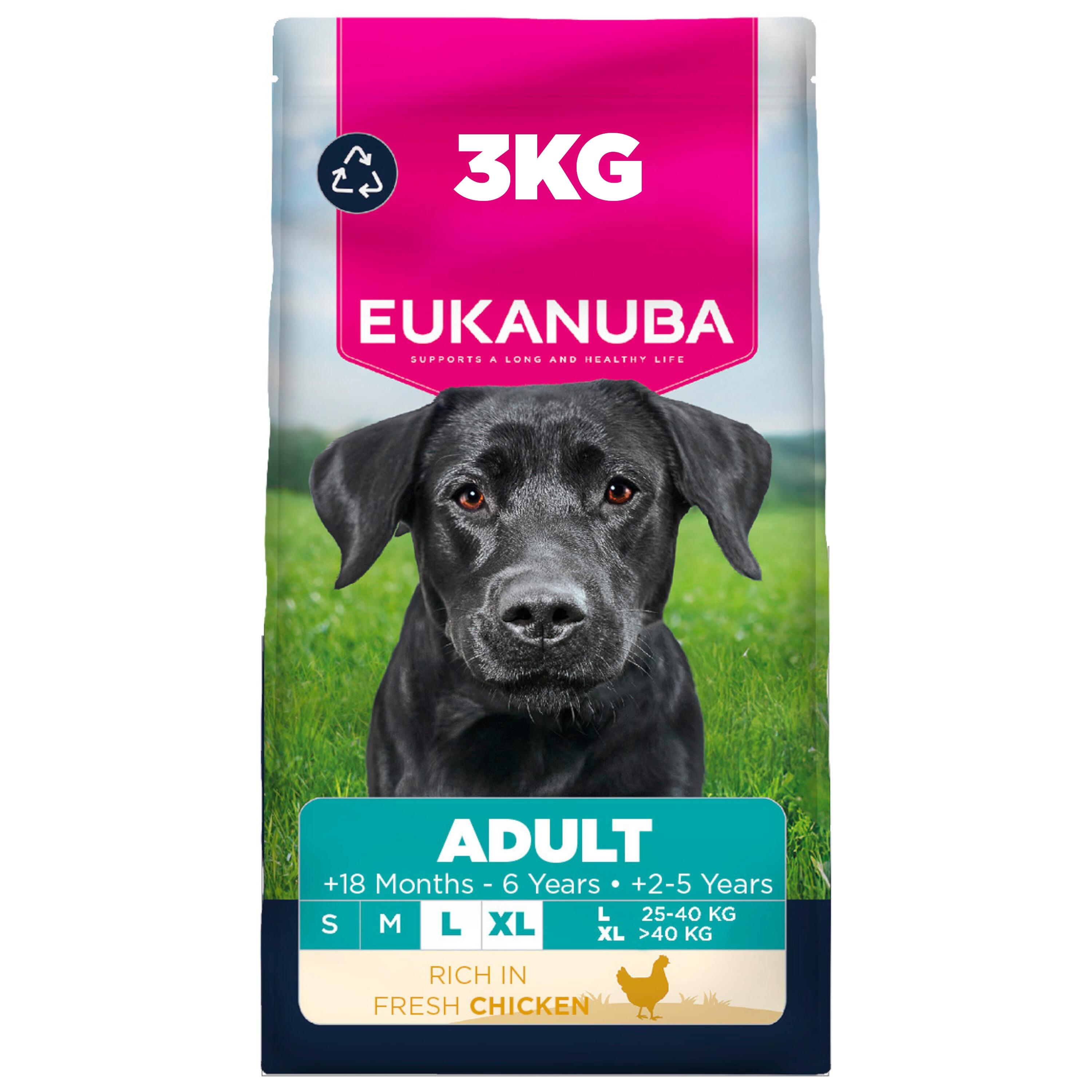 Eukanuba Adult Large & Giant Breed Chicken and Rice 3kg