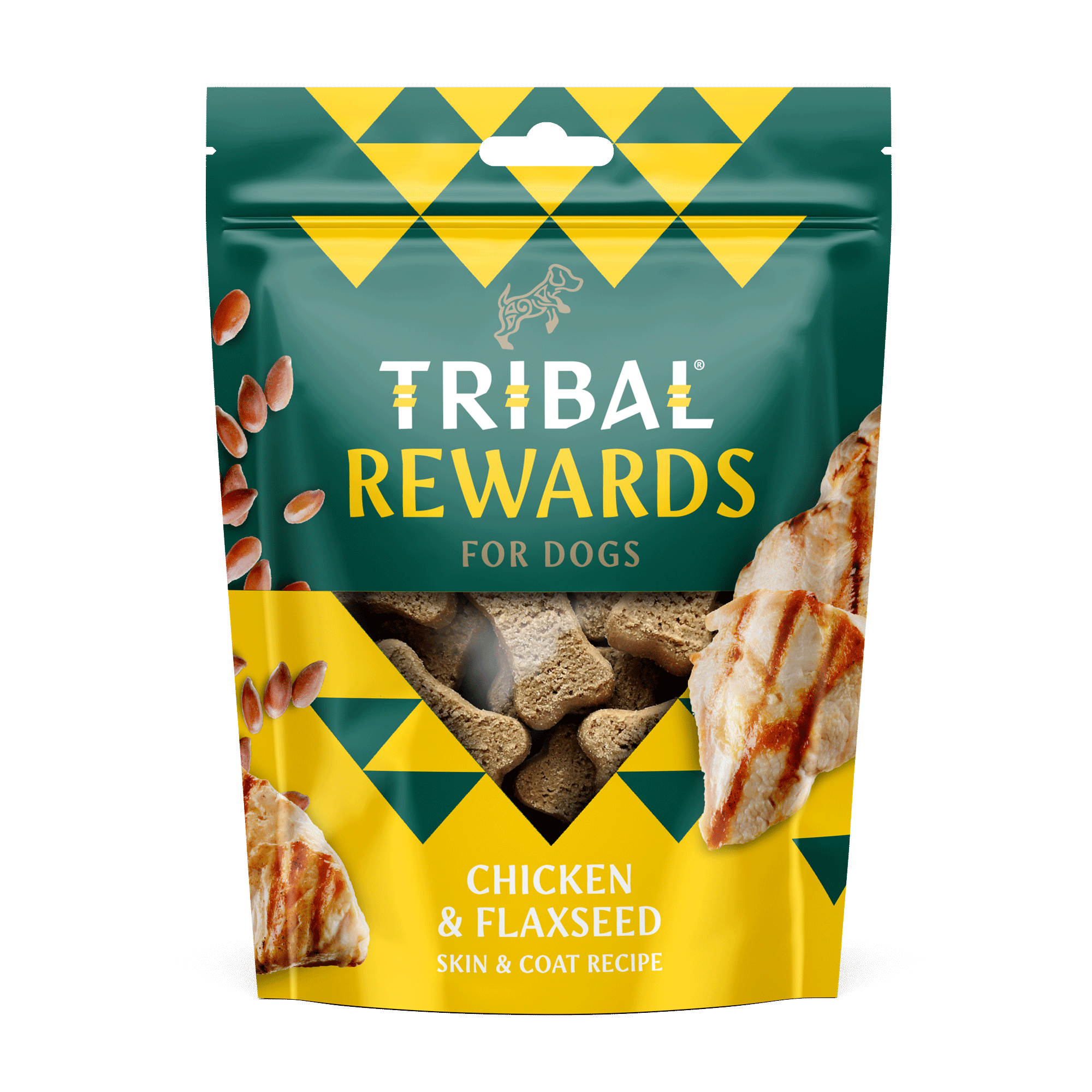 Tribal Rewards - Chicken & Flaxseed Dog Biscuits 125g