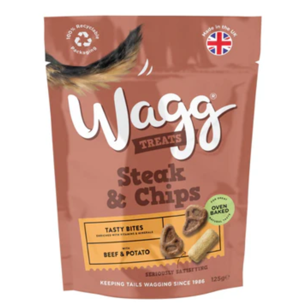 Wagg Steak & Chips Treats