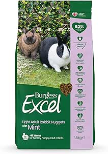 Burgess Excel Rabbit Light Nuggets 1.5kg