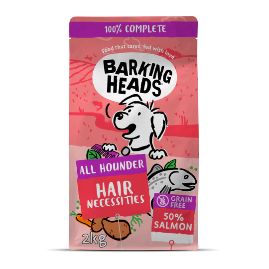 Barking Heads All Hounder Hair Necessities Salmon Dry Dog Food