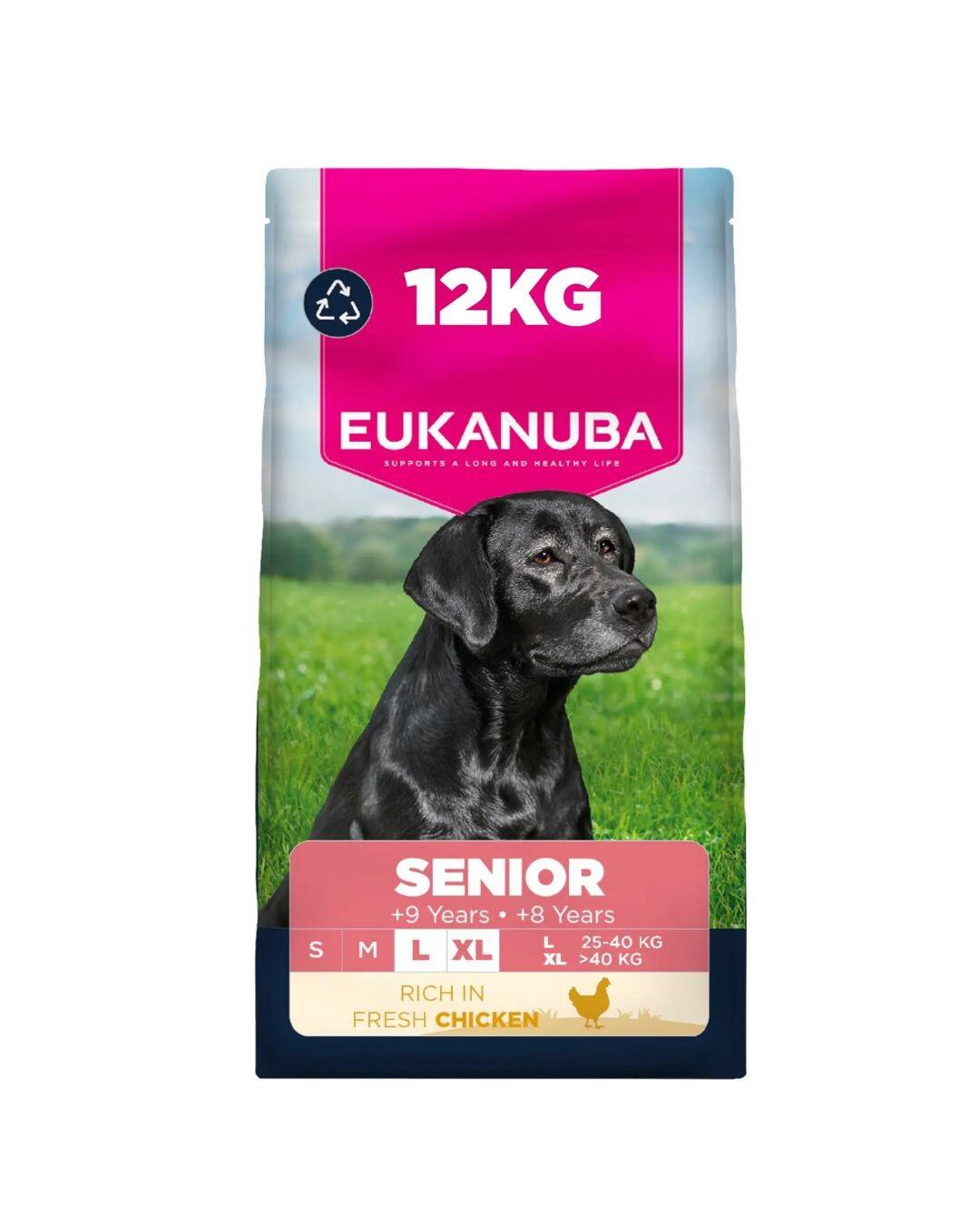 Eukanuba Caring Senior Large Breed Chicken 12kg