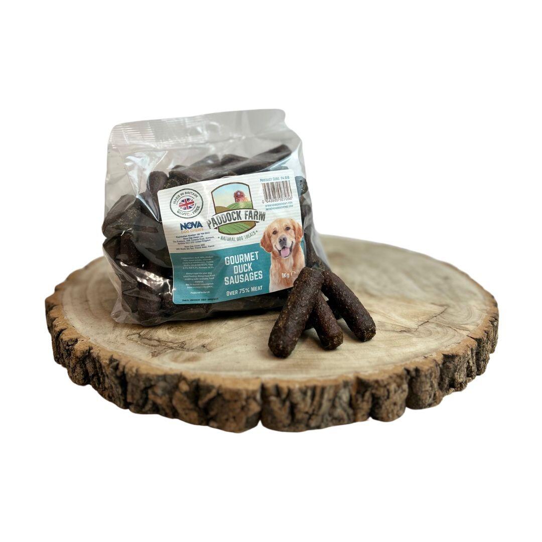 Paddock Farm Small Duck Sausages - 1kg pack