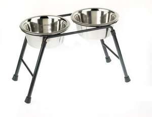 Classic high Stand double dog Bowl