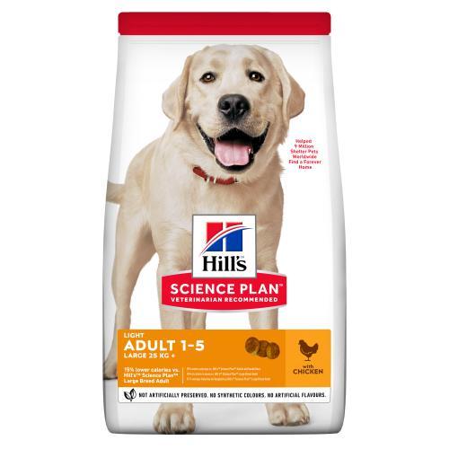 hills canine large breed adult light