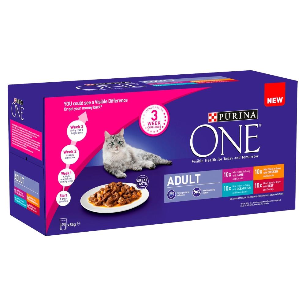 Purina one mature discount cat food