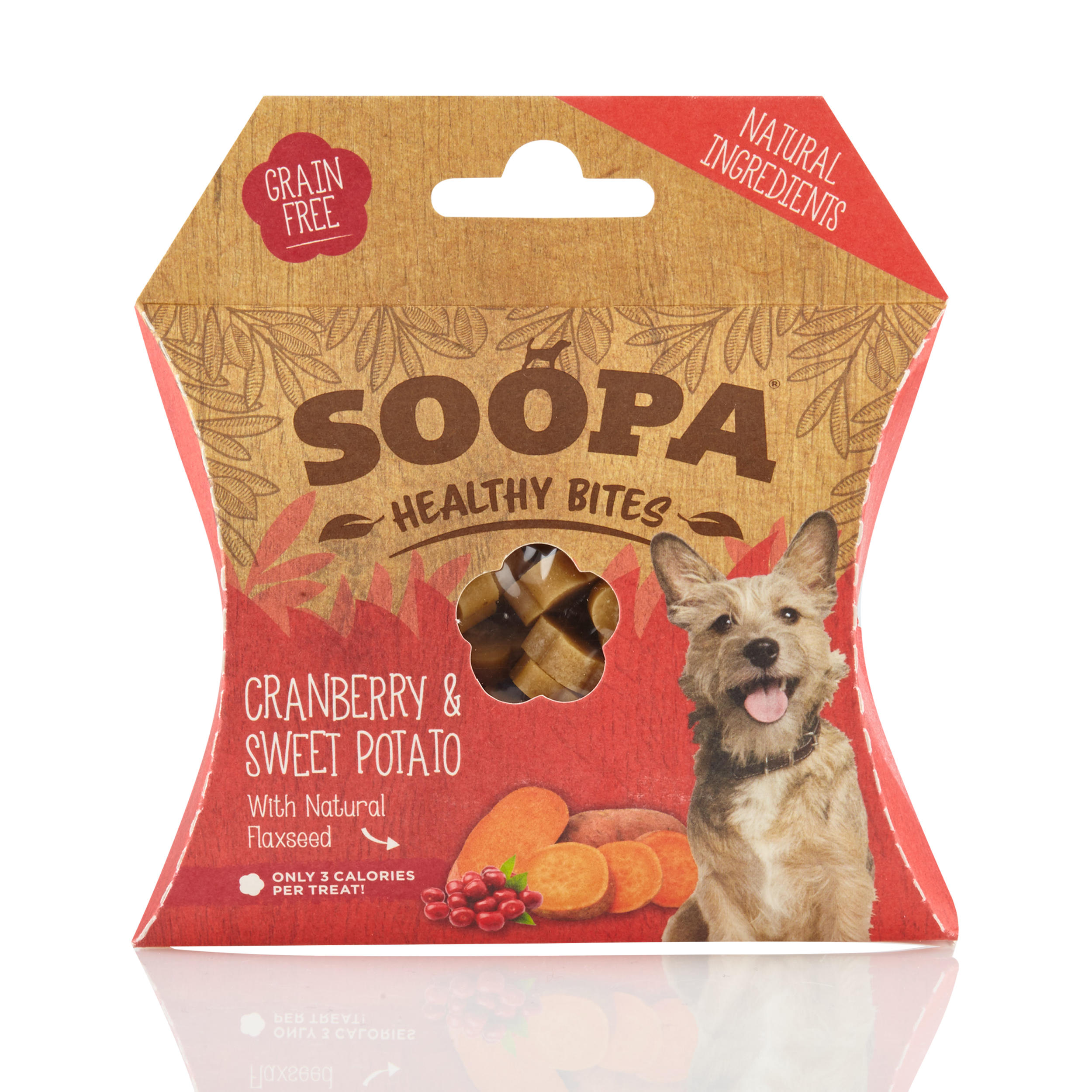 Soopa Pets Healthy Bites Cranberry and Sweet Potato 100g