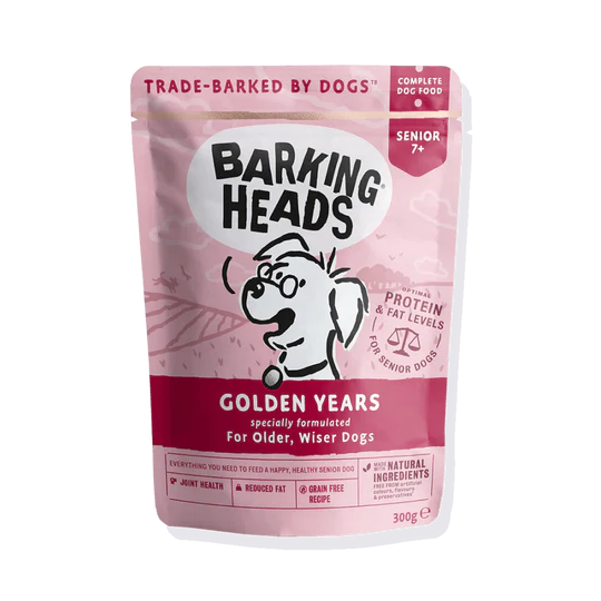 Barking heads Golden Years Wet food for Senior dogs 10 x 300g