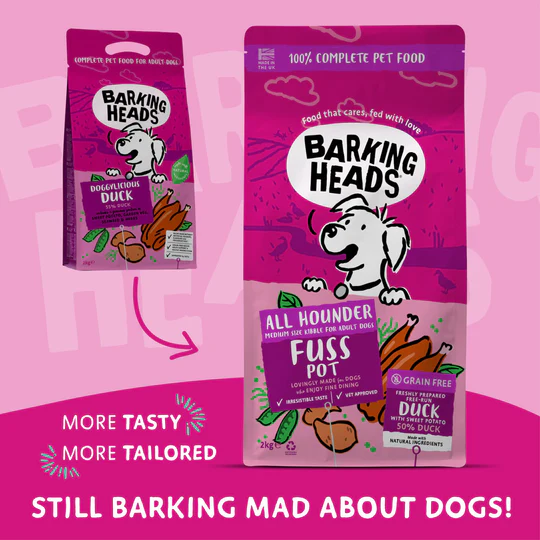 Barking Heads All Hounder Fuss Pot Duck 2kg