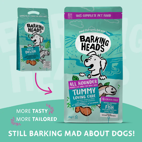 Barking Heads All Hounder Tummy Lovin' Fish