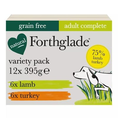 Forthglade Complete Grain Free - 6xLamb & 6xTurkey (12 x 395g)