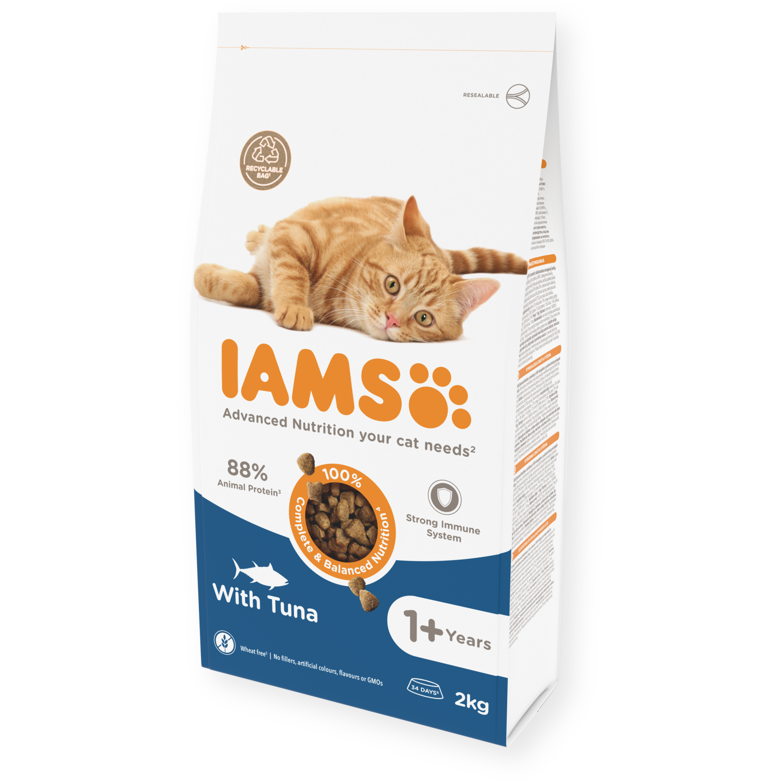 IAMS Adult Cat with tuna  2kg
