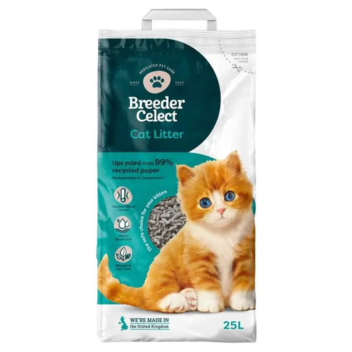 Breeder Celect Cat Litter 25l