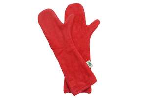 Ruff and Tumble Red Drying Mitts