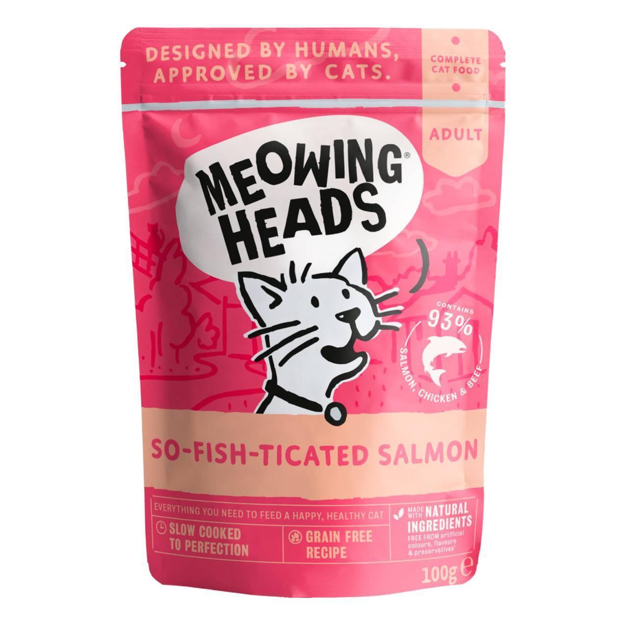 Meowing Heads So-Fish-Ticated Salmon