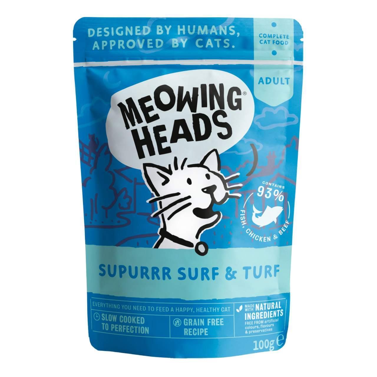 Meowing Heads Surf & Turf