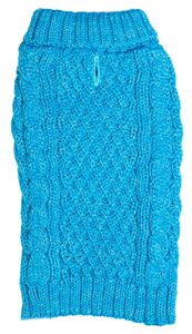 Sparkle Cable Knit Blue Jumper