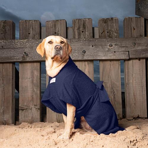 Navy Dogrobe MAX -  Drying Coat for Dogs