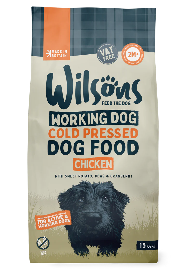 Wilsons Cold Pressed Working Dog Food Beef 15kg