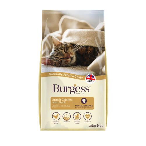Burgess adult cat chicken and duck
