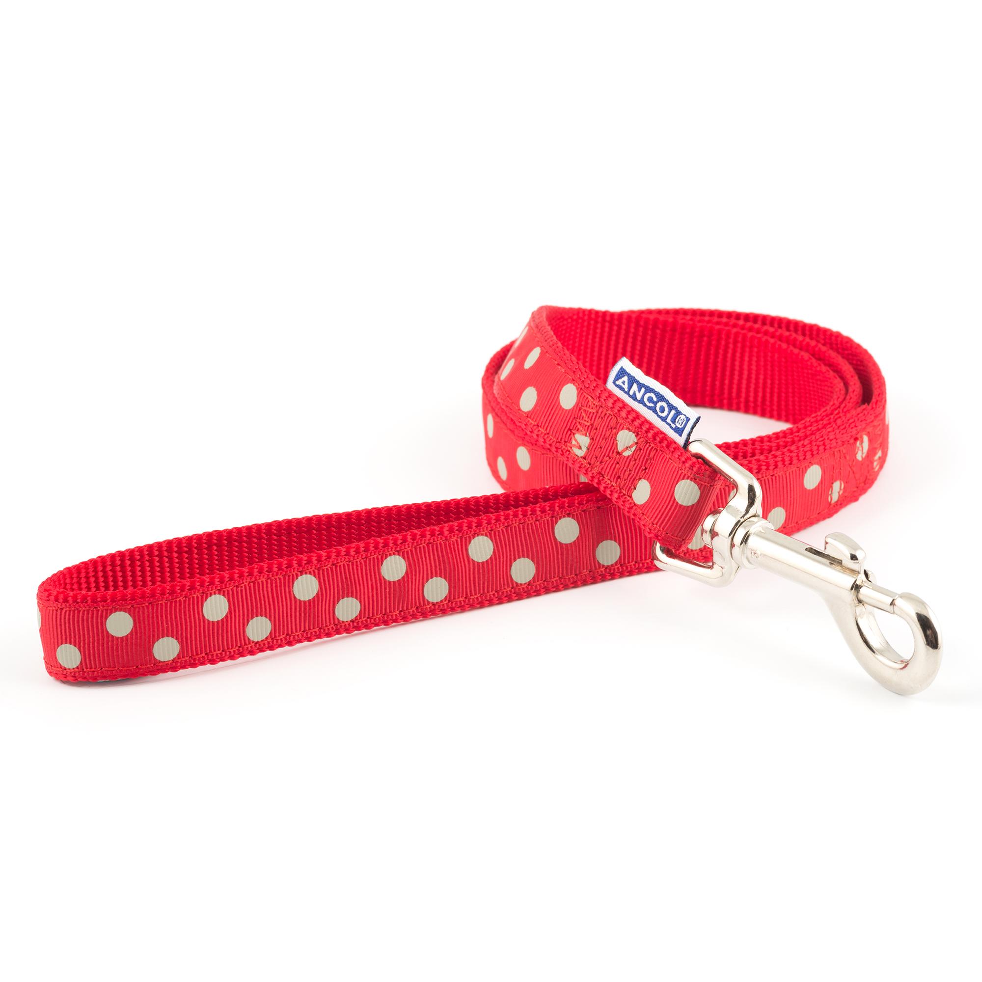 Red polka sale dot dog collar