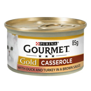 GOURMET Gold Casserole Duck and Turkey Wet Cat Food 12 x 85g