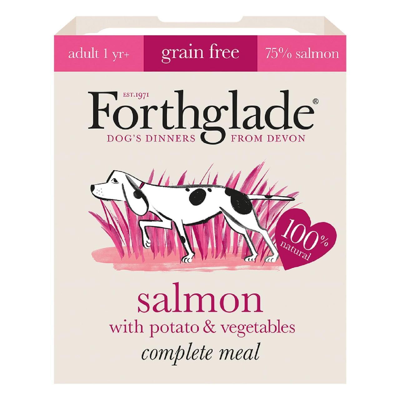 Forthglade Complete Meal Adult Grain Free Salmon with Potato & Vegetables 395g