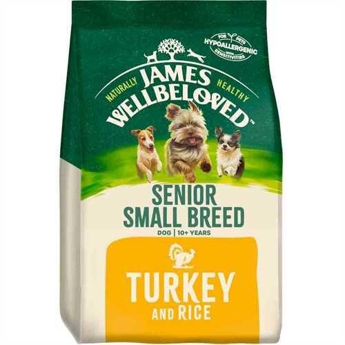 James Wellbeloved Small Breed Senior - Turkey & Rice 7.5kg