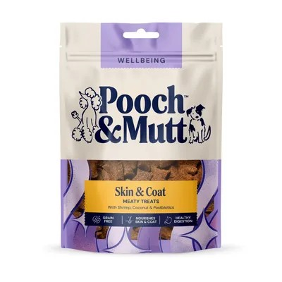 Pooch & Mutt  Shrimp & Coconut Skin  & Coat  Treats